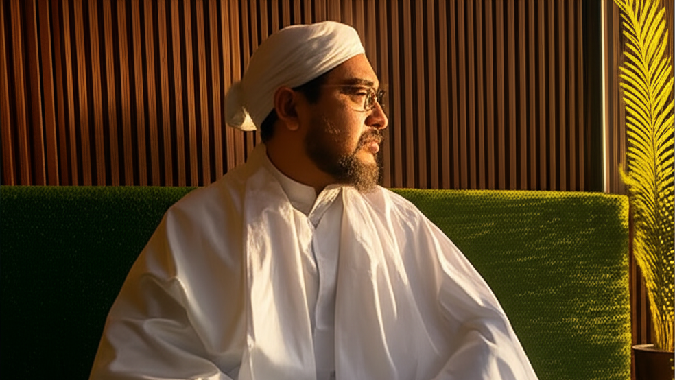 musisi arab jono terbakar menyanyikan lagu tualang